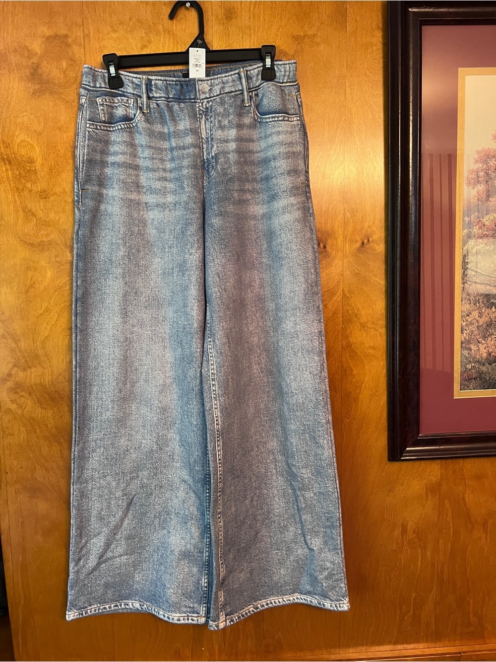 NWT GAP PRINTED BAGGY SWEATPANT JEANS SIZE XS